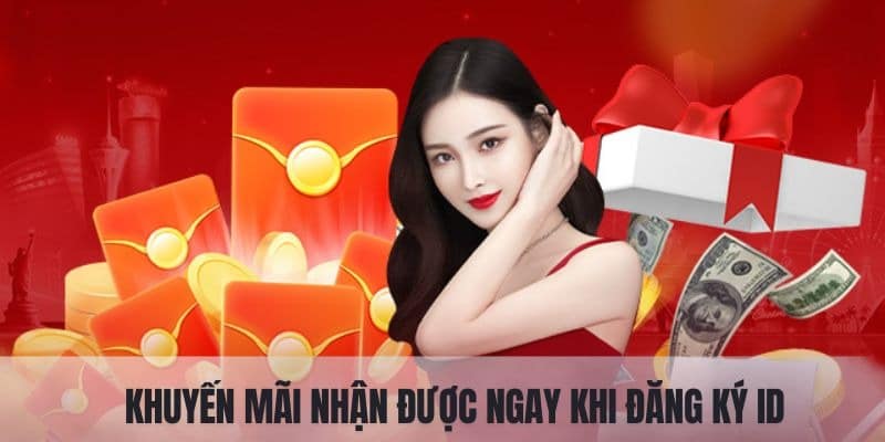 Ưu đãi nhận được khi thực hiện tạo ID thành công